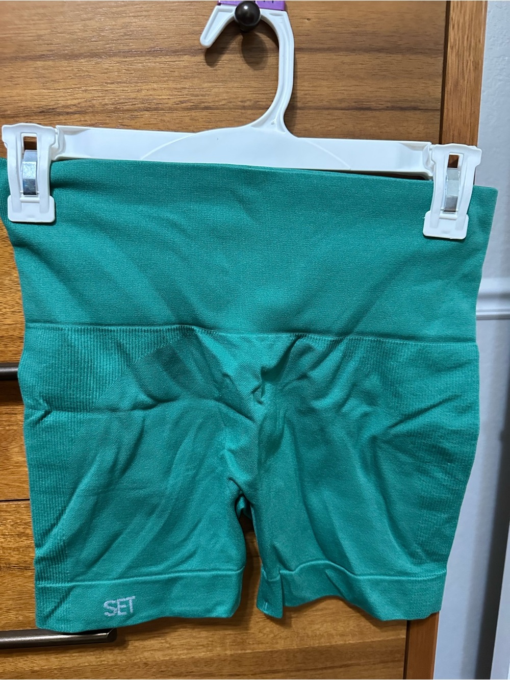 SET Active Teal Seamless Bike Shorts